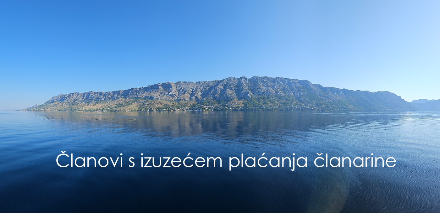Članovi s izuzećem plaćanja članarine 1