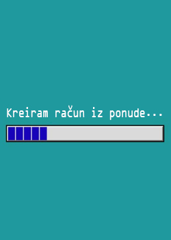 Izrada računa iz ponude 2