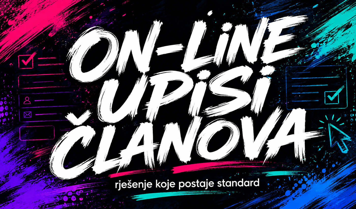 Online upisi članova - rješenje koje postaje standard 1