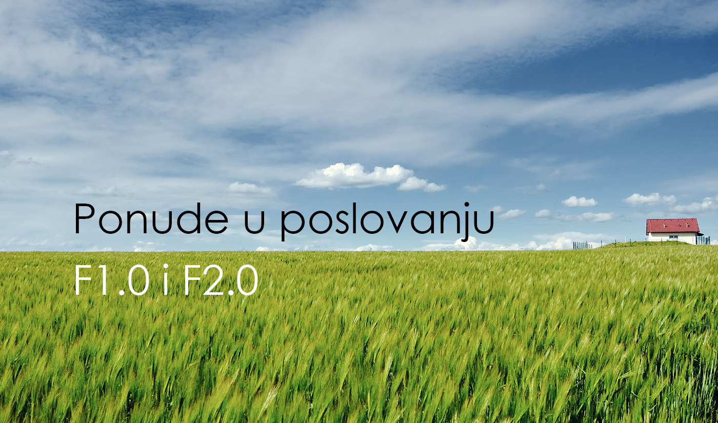 Ponude u poslovanju: uloga i obveze kod F1 i F2 1